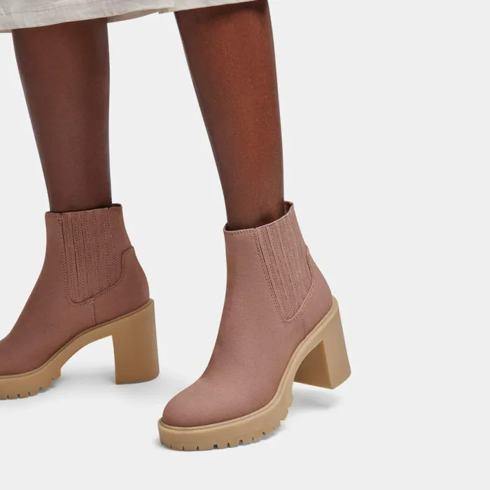 Boots and Booties Shop Dolce Vita Caster Booties Cafe Canvas Cafe Canvas