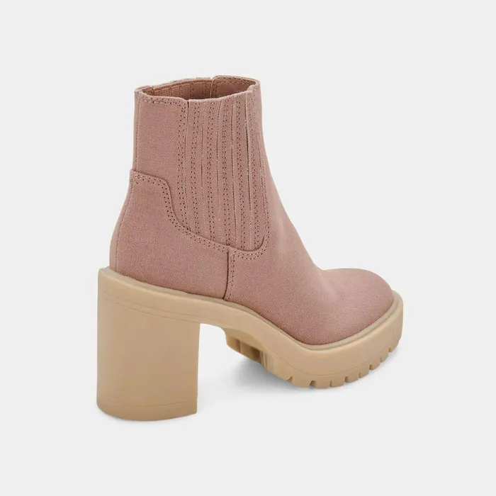 Boots and Booties Shop Dolce Vita Caster Booties Cafe Canvas Cafe Canvas