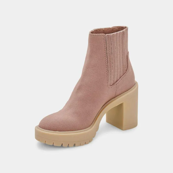 Boots and Booties Shop Dolce Vita Caster Booties Cafe Canvas Cafe Canvas