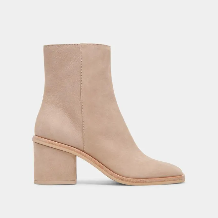 Boots and Booties Shop Dolce Vita Dapper Booties Taupe Nubuck Taupe Nubuck