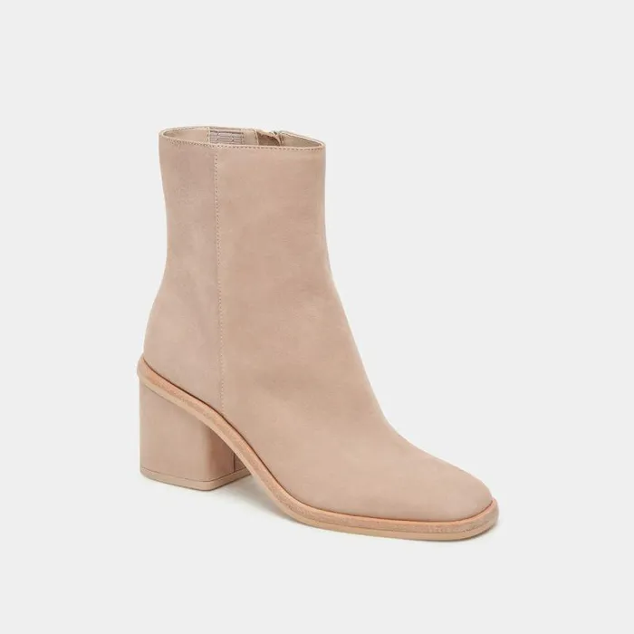 Boots and Booties Shop Dolce Vita Dapper Booties Taupe Nubuck Taupe Nubuck