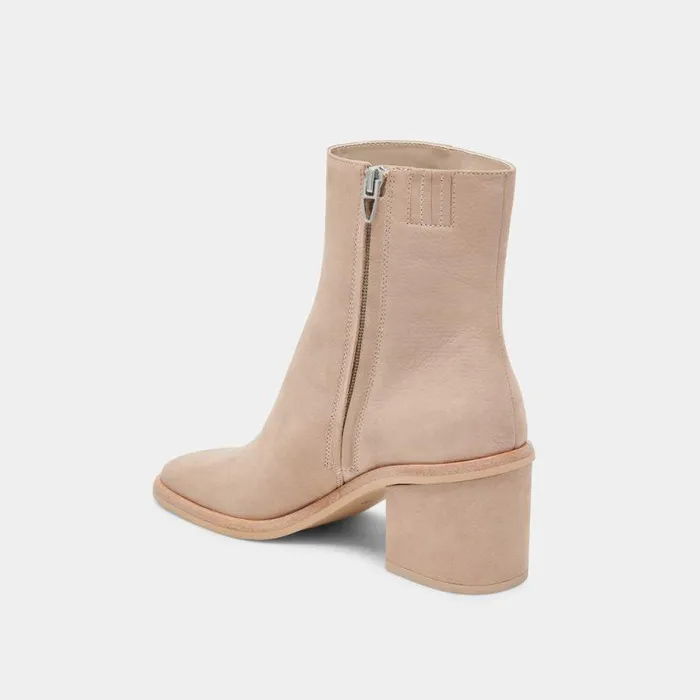 Boots and Booties Shop Dolce Vita Dapper Booties Taupe Nubuck Taupe Nubuck