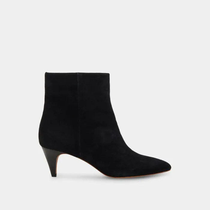 Boots and Booties Shop Dolce Vita Dee Booties Nero Suede Nero Suede