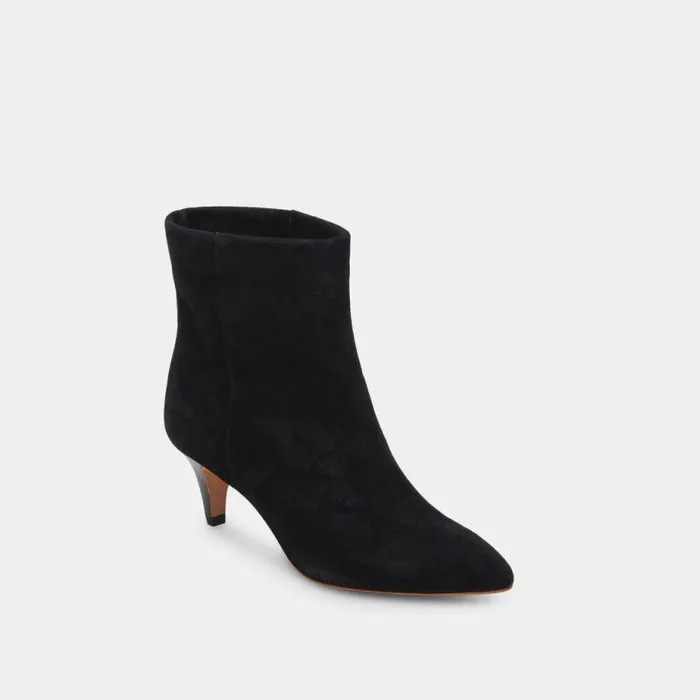 Boots and Booties Shop Dolce Vita Dee Booties Nero Suede Nero Suede
