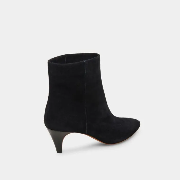 Boots and Booties Shop Dolce Vita Dee Booties Nero Suede Nero Suede
