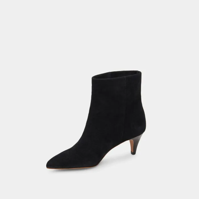 Boots and Booties Shop Dolce Vita Dee Booties Nero Suede Nero Suede