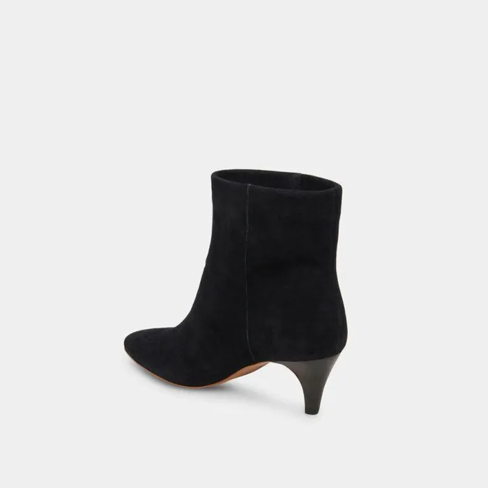 Boots and Booties Shop Dolce Vita Dee Booties Nero Suede Nero Suede