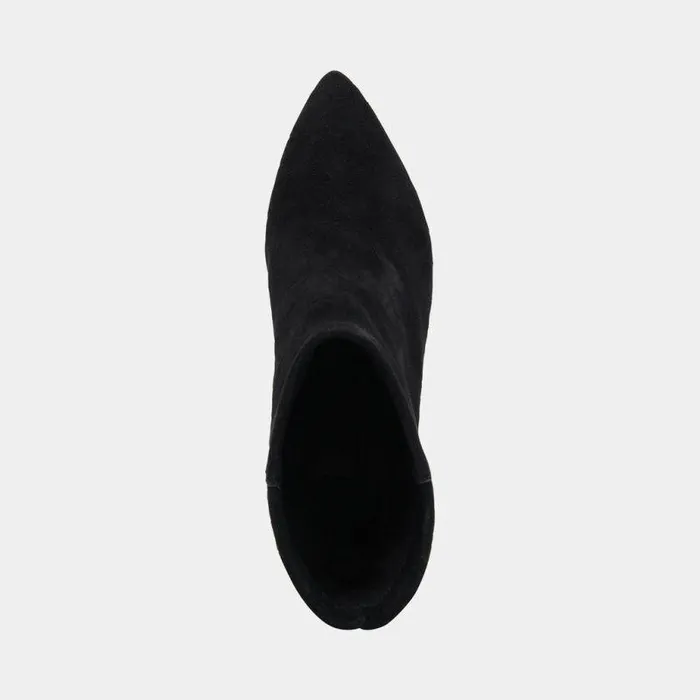 Boots and Booties Shop Dolce Vita Dee Booties Nero Suede Nero Suede