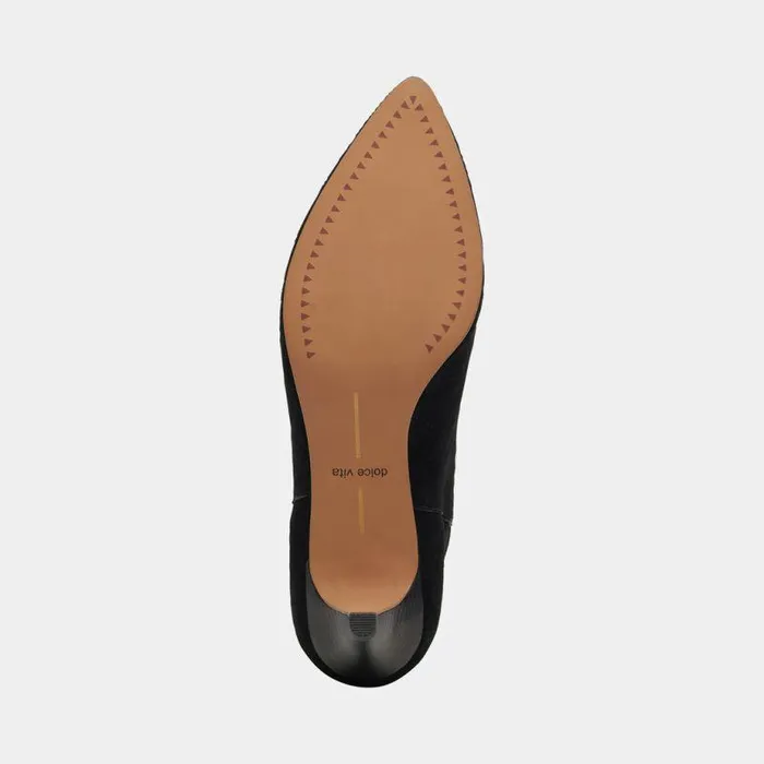Boots and Booties Shop Dolce Vita Dee Booties Nero Suede Nero Suede
