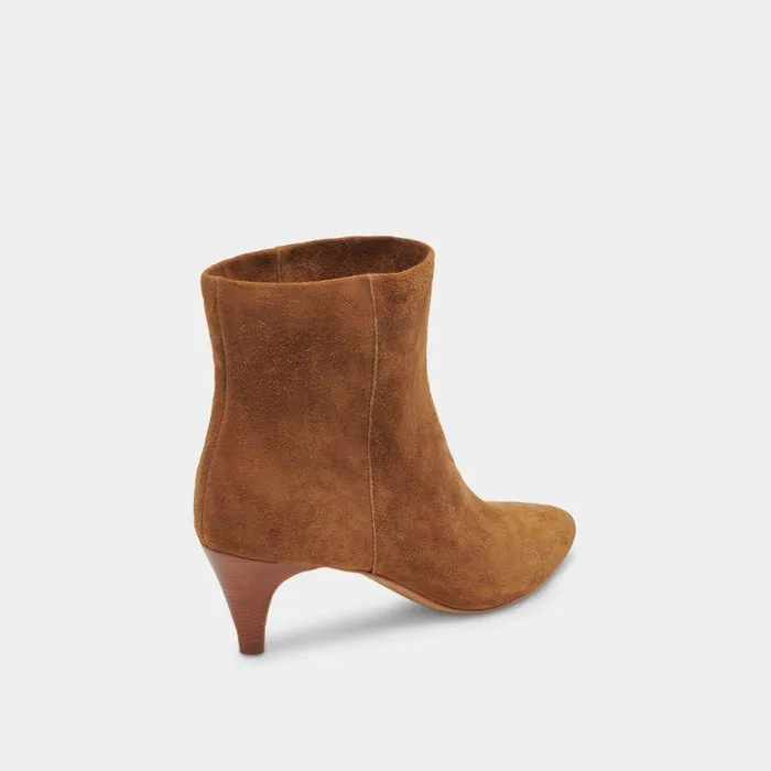 Boots and Booties Shop Dolce Vita Dee Wide Booties Brown Suede Brown Suede