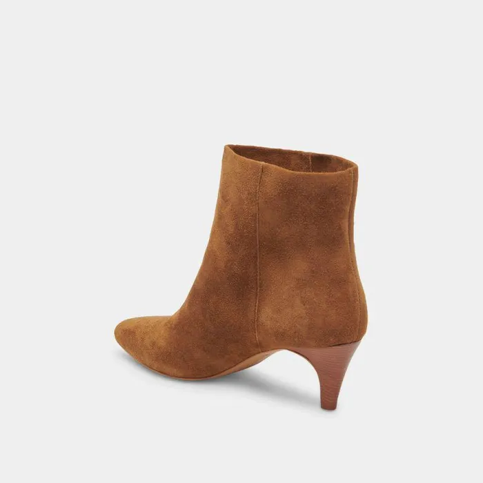 Boots and Booties Shop Dolce Vita Dee Wide Booties Brown Suede Brown Suede