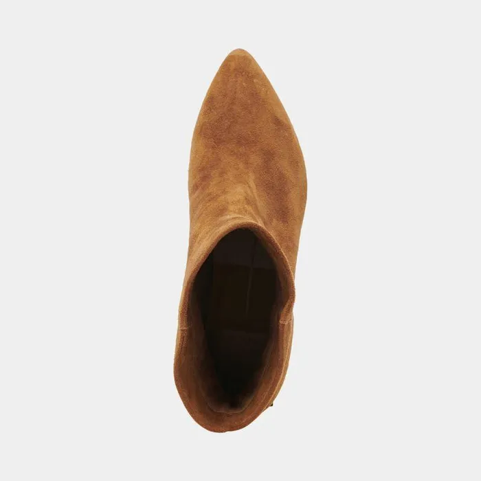 Boots and Booties Shop Dolce Vita Dee Wide Booties Brown Suede Brown Suede