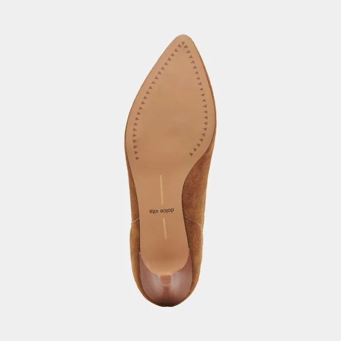Boots and Booties Shop Dolce Vita Dee Wide Booties Brown Suede Brown Suede