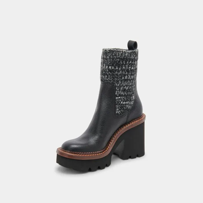 Boots and Booties Shop Dolce Vita Drago Boots Black Leather Black Leather