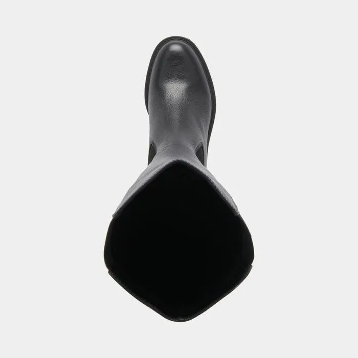 Boots and Booties Shop Dolce Vita Eamon H2o Black Leather Boots Waterproof Black Leather Boots Black Leather