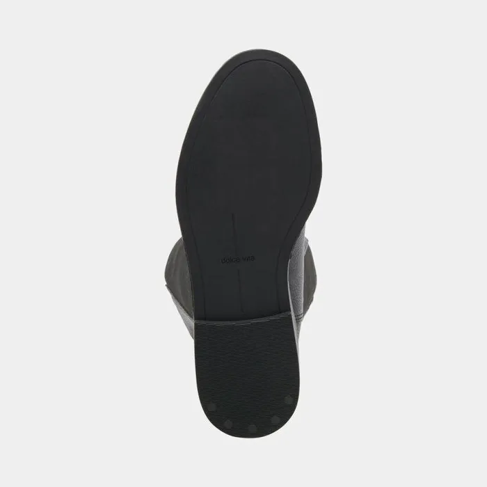 Boots and Booties Shop Dolce Vita Eamon H2o Black Leather Boots Waterproof Black Leather Boots Black Leather