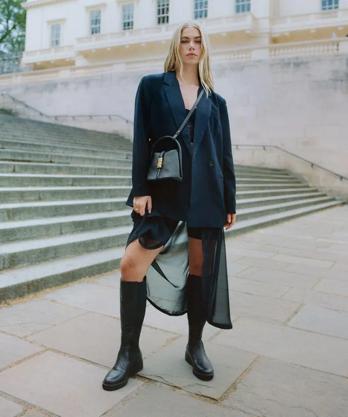 Boots and Booties Shop Dolce Vita Eamon H2o Black Leather Boots Waterproof Black Leather Boots Black Leather