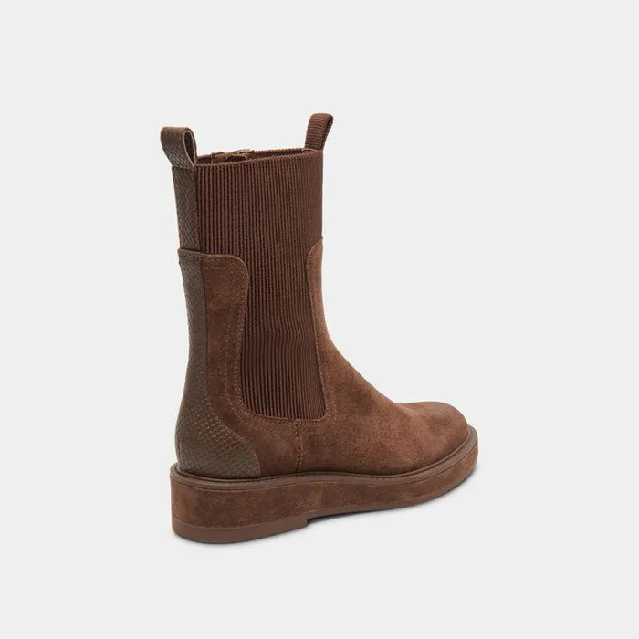 Boots and Booties Shop Dolce Vita Elyse H2o Boots Cocoa Suede Waterproof Cocoa Suede Boots Cocoa Suede