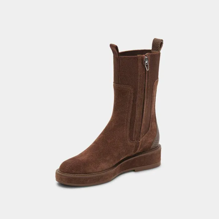 Boots and Booties Shop Dolce Vita Elyse H2o Boots Cocoa Suede Waterproof Cocoa Suede Boots Cocoa Suede
