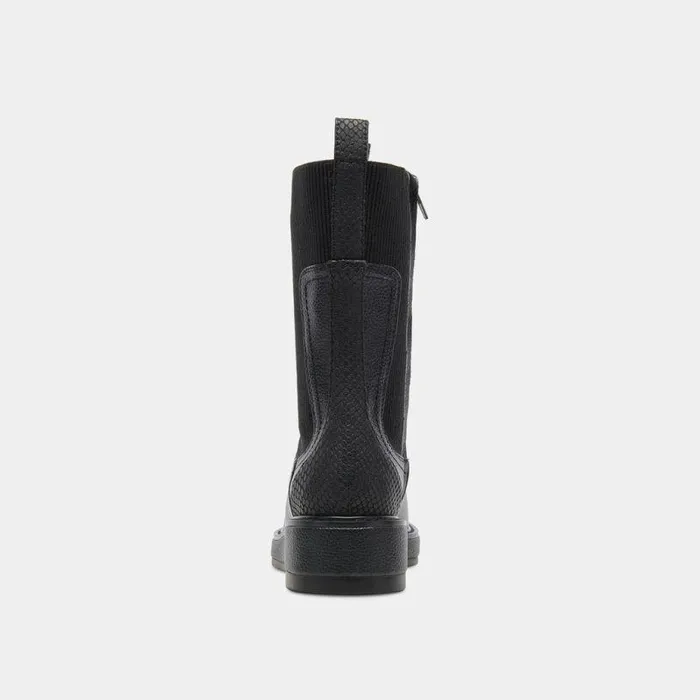 Boots and Booties Shop Dolce Vita Elyse H2o Wide Boots Black Leather Waterproof Wide Black Leather Boots Black Leather