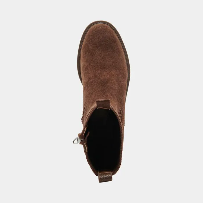 Boots and Booties Shop Dolce Vita Elyse H2o Wide Boots Cocoa Suede Waterproof Wide Cocoa Suede Boots Cocoa Suede