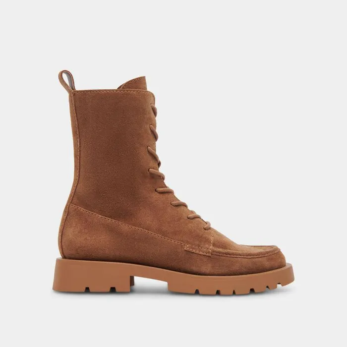 Boots and Booties Shop Dolce Vita Erlene Boots Brown Suede Brown Suede
