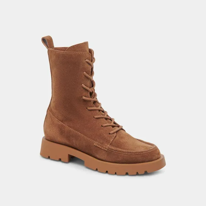 Boots and Booties Shop Dolce Vita Erlene Boots Brown Suede Brown Suede