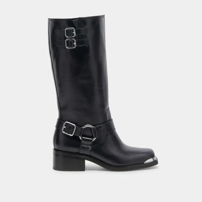 Boots and Booties Shop Dolce Vita Evi Boots Black Leather Black Leather