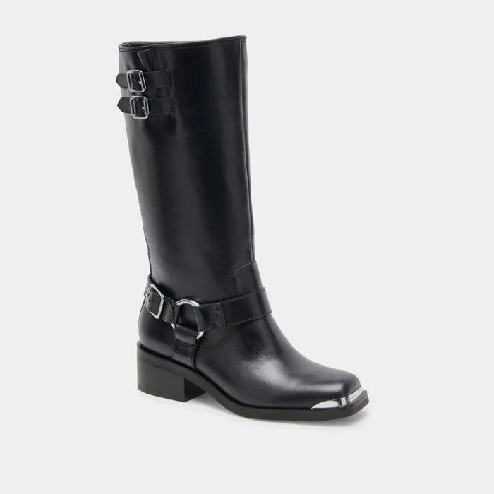 Boots and Booties Shop Dolce Vita Evi Boots Black Leather Black Leather