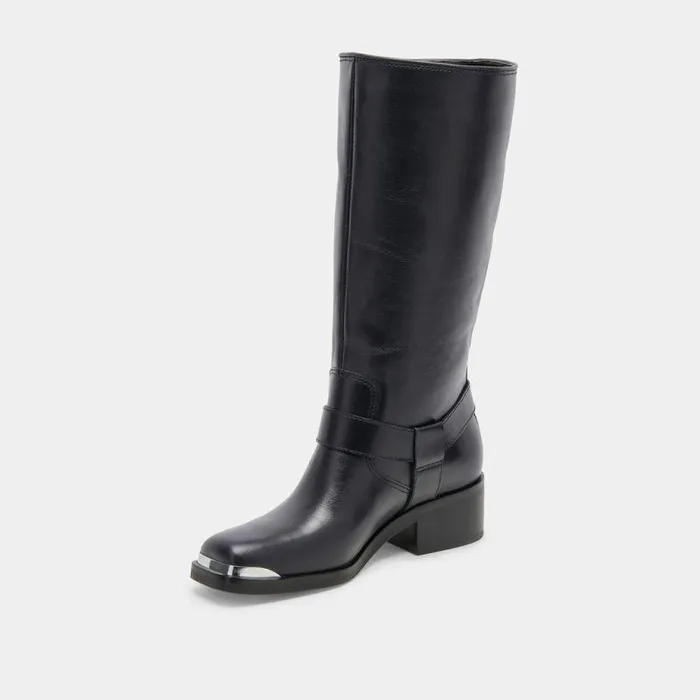 Boots and Booties Shop Dolce Vita Evi Boots Black Leather Black Leather