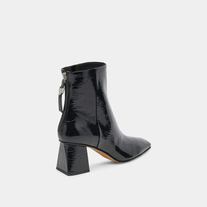 Boots and Booties Shop Dolce Vita Fifi H2o Booties Midnight Crinkle Patent Midnight Crinkle Patent