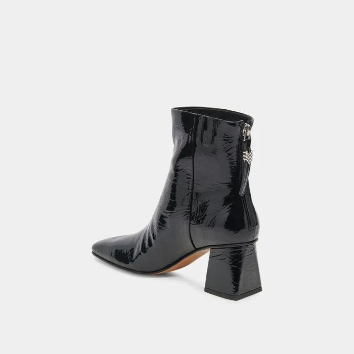 Boots and Booties Shop Dolce Vita Fifi H2o Booties Midnight Crinkle Patent Midnight Crinkle Patent
