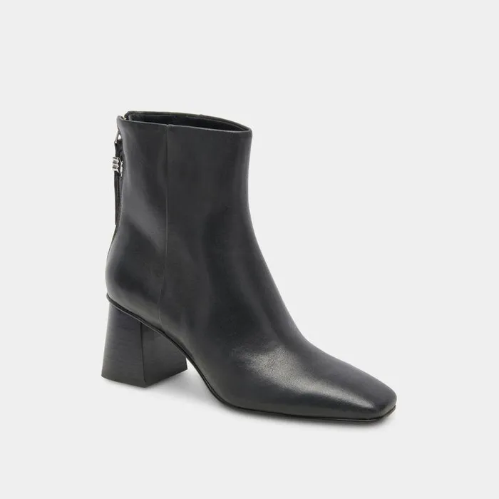 Boots and Booties Shop Dolce Vita Fifi H2o Wide Booties Black Leather Black Leather