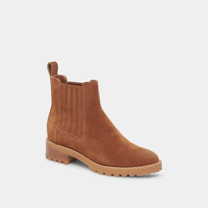 Boots and Booties Shop Dolce Vita Fraya H2o Booties Brown Suede Brown Suede