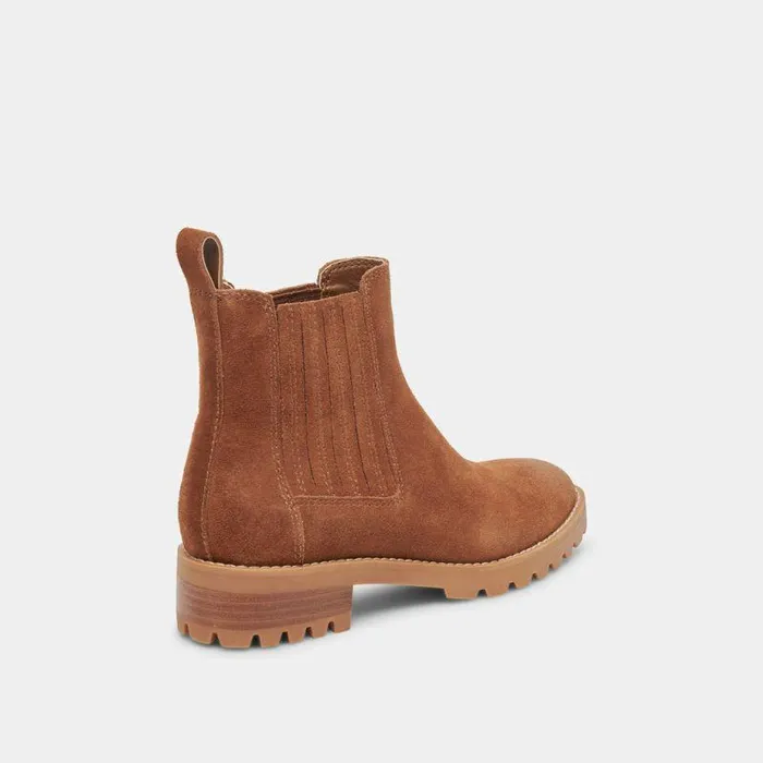 Boots and Booties Shop Dolce Vita Fraya H2o Booties Brown Suede Brown Suede