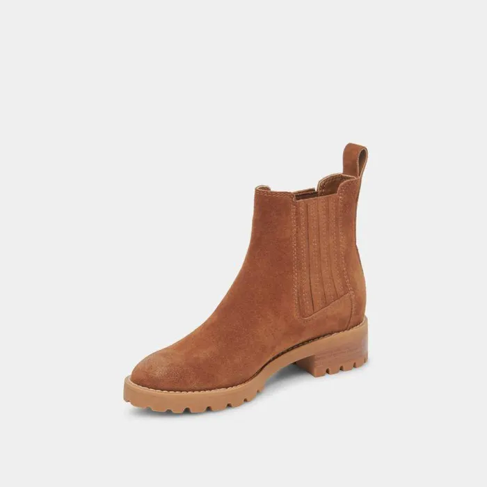 Boots and Booties Shop Dolce Vita Fraya H2o Booties Brown Suede Brown Suede
