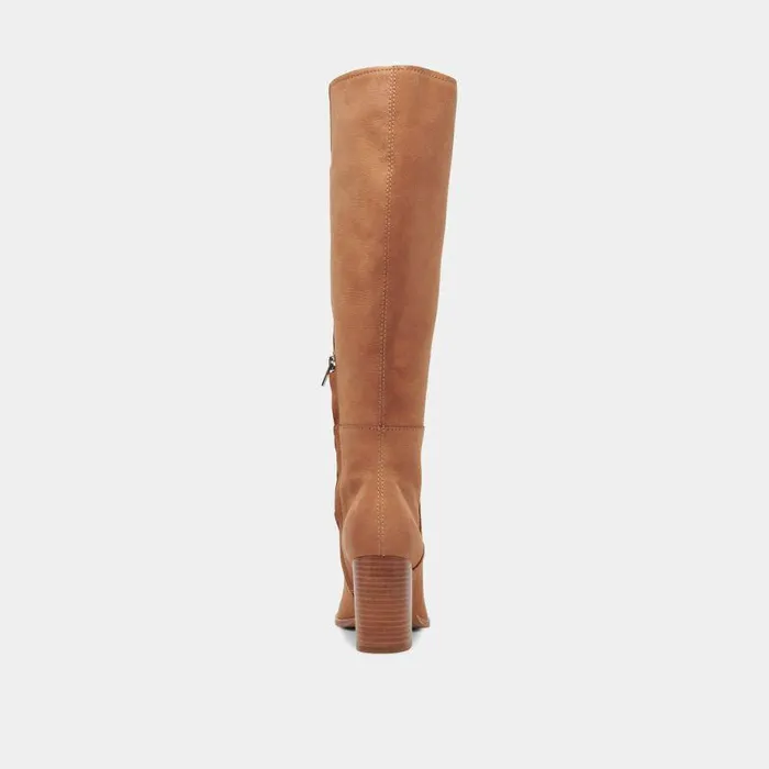 Boots and Booties Shop Dolce Vita Fynn Boots Brown Nubuck Kneehigh Brown Nubuck Boots Brown Nubuck