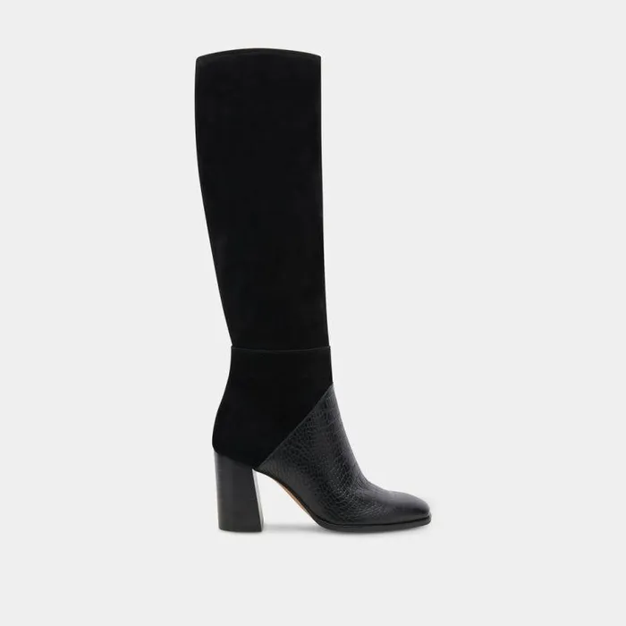 Boots and Booties Shop Dolce Vita Fynn Wide Calf Boots Black Multi Embossed Leather Kneehigh Boots Black Multi Embossed Leather Boots and Booties Shop Dolce Vita Fynn Wide Calf Boots Black Multi Embossed Leather Kneehigh Boots Black Multi Embossed Leather