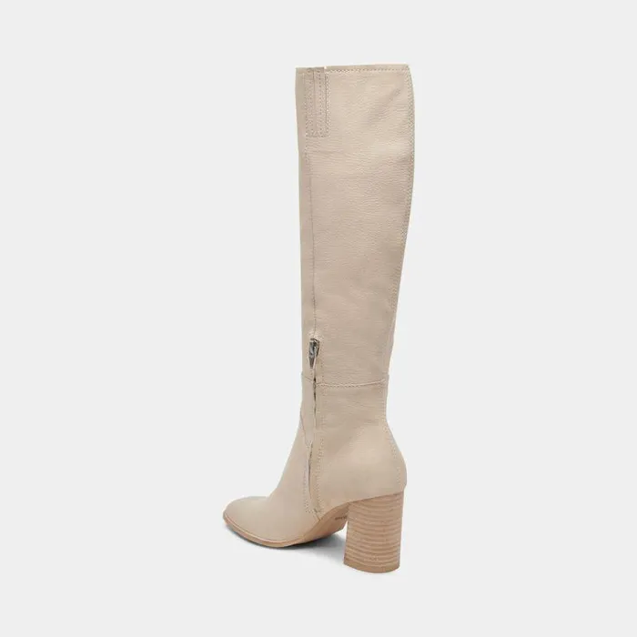 Boots and Booties Shop Dolce Vita Fynn Wide Calf Boots Sand Nubuck Sand Nubuck Kneehigh Boots Sand Nubuck