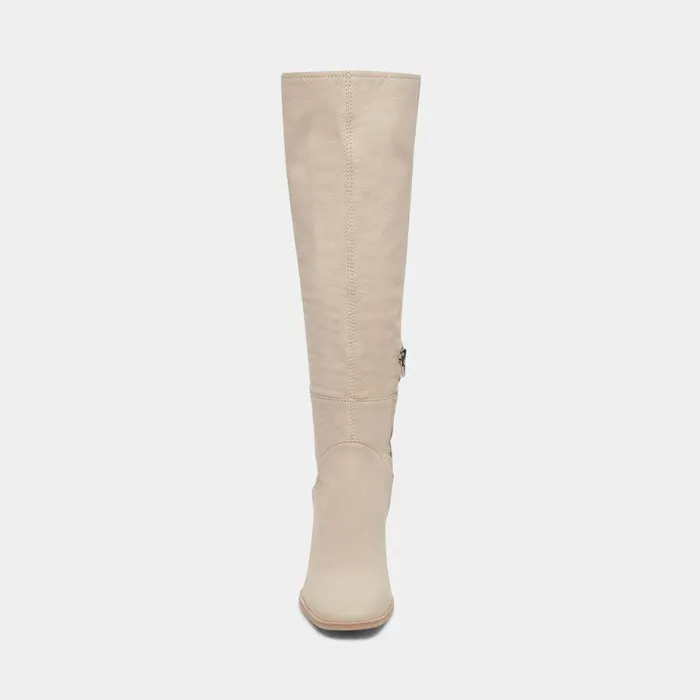 Boots and Booties Shop Dolce Vita Fynn Wide Calf Boots Sand Nubuck Sand Nubuck Kneehigh Boots Sand Nubuck