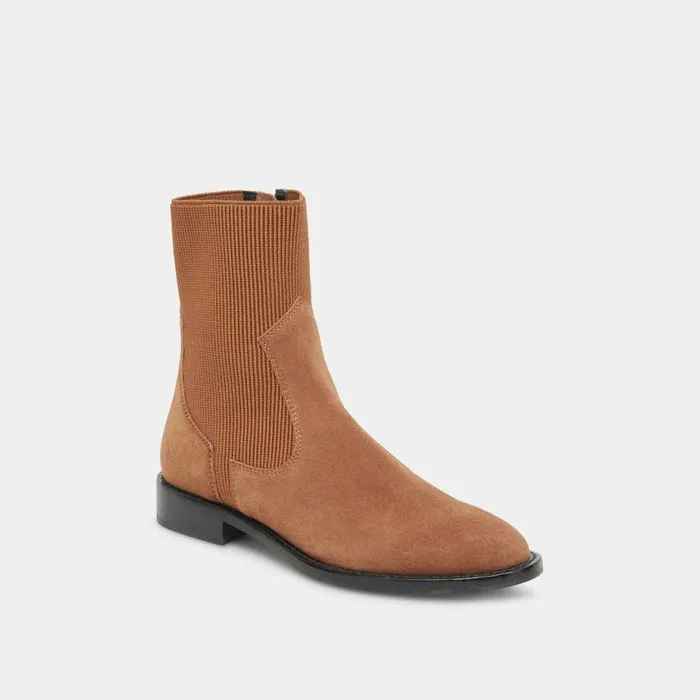 Boots and Booties Shop Dolce Vita Gineva Boots Chestnut Suede Chestnut Suede