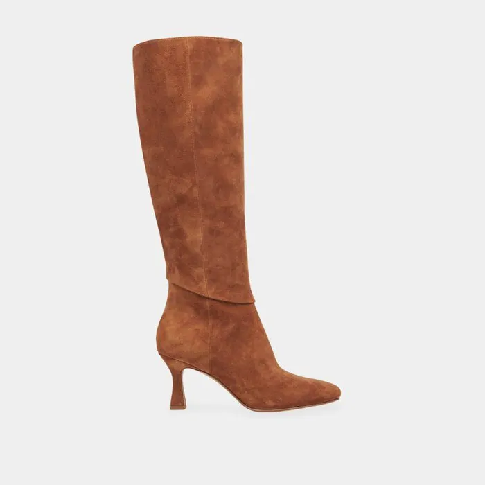 Boots and Booties Shop Dolce Vita Gyra Boots Brown Suede Brown Suede