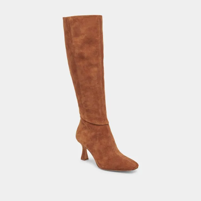 Boots and Booties Shop Dolce Vita Gyra Boots Brown Suede Brown Suede
