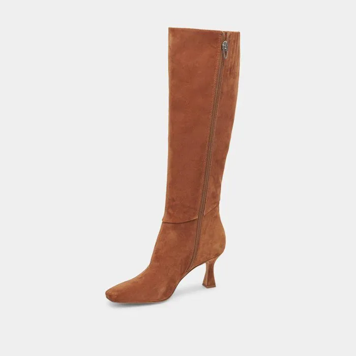 Boots and Booties Shop Dolce Vita Gyra Boots Brown Suede Brown Suede
