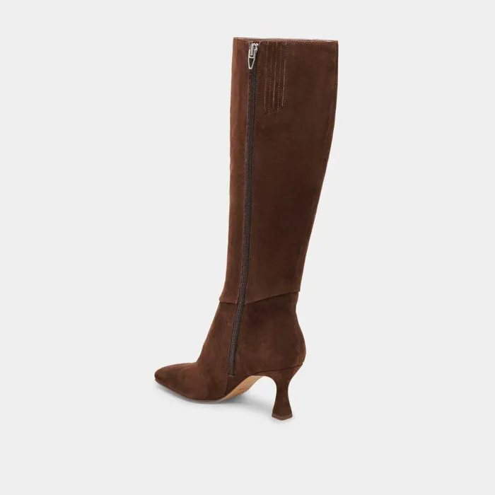 Boots and Booties Shop Dolce Vita Gyra Boots Dk Brown Suede Dk Brown Suede