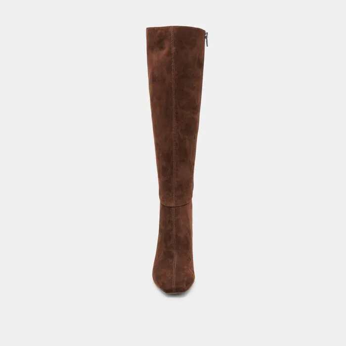 Boots and Booties Shop Dolce Vita Gyra Boots Dk Brown Suede Dk Brown Suede
