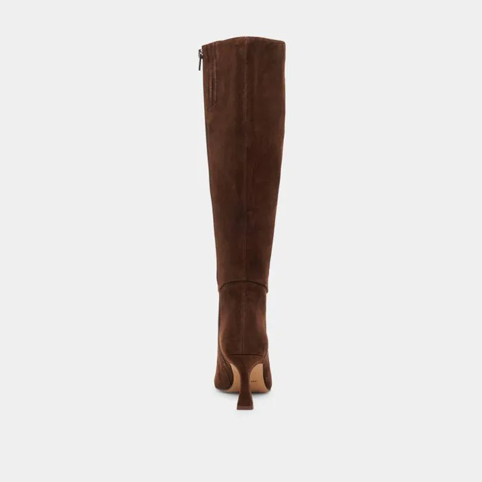 Boots and Booties Shop Dolce Vita Gyra Boots Dk Brown Suede Dk Brown Suede