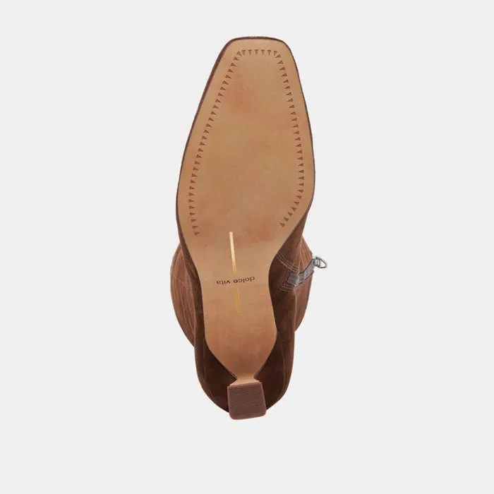 Boots and Booties Shop Dolce Vita Gyra Boots Dk Brown Suede Dk Brown Suede