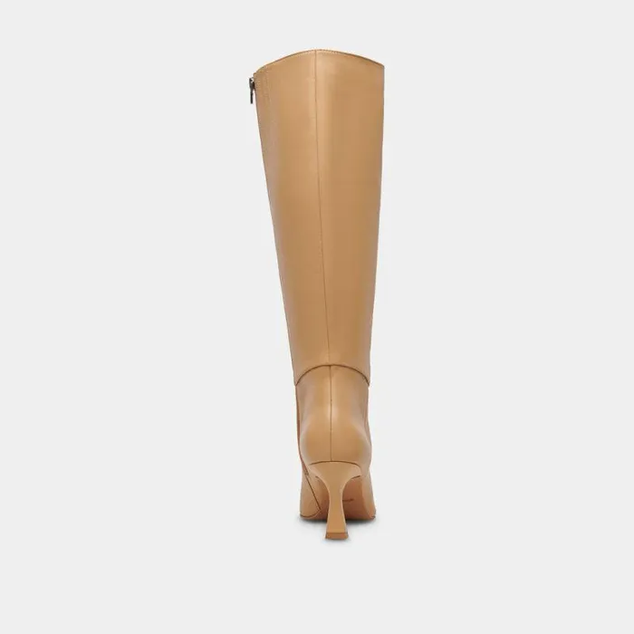Boots and Booties Shop Dolce Vita Gyra Wide Calf Tan Leather Boots Tan Kneehigh Wide Calf Boots Tan Leather
