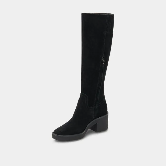 Boots and Booties Shop Dolce Vita Harrah H2o Boots Onyx Suede Women039s Onyx Kneehigh Boots Onyx Suede
